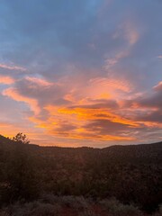 Sunset in the Mountains