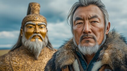 Traditional Mongolian Warrior