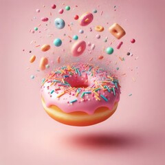 donut with sprinkles