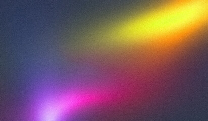Grainy gradient background orange yellow purple blue retro neon glowing noise texture summer banner poster backdrop design