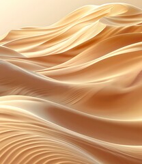 Obraz premium Abstract Sand Dunes with Flowing Lines