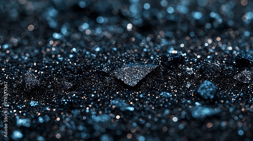 Poster Black Dusty Background Texture Pattern : Generative AI