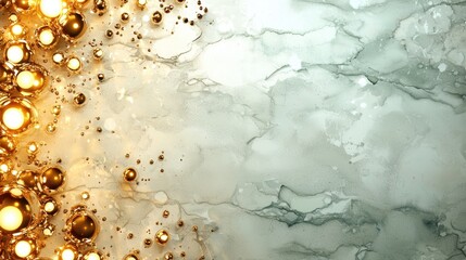 Illuminated Customer Journey Map with Watercolor Swirls - Concept of Fluid Marketing Strategies | Copy Space for Text