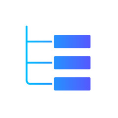 Obraz premium technology gradient icon
