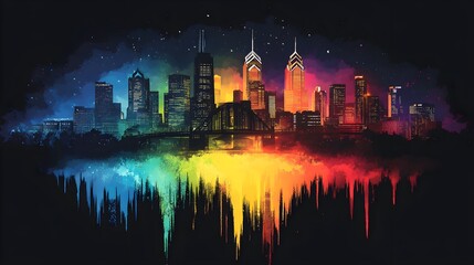 Fototapeta premium Local Pride Create a shirt that showcases the landmarks or symbols unique to your community.