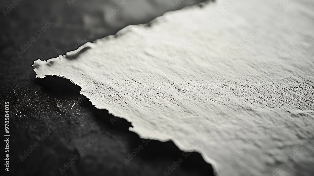 Poster old black and white paper background texture : generative ai