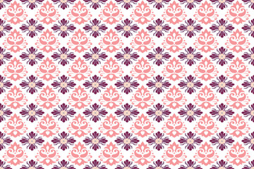 Damask seamless pattern vector,vintage,traditional,ethnic pattern, Turkish motifs, Great for fabric and textile, wrapping, clothing,carpet, Bandana, batik, and wallpaper