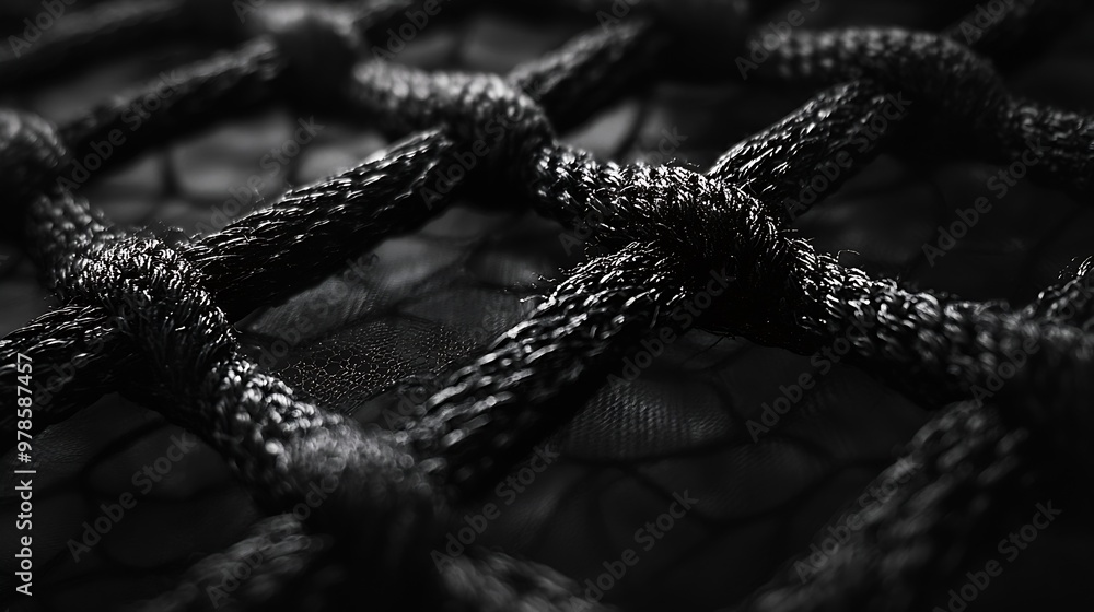 Poster netting texture : generative ai