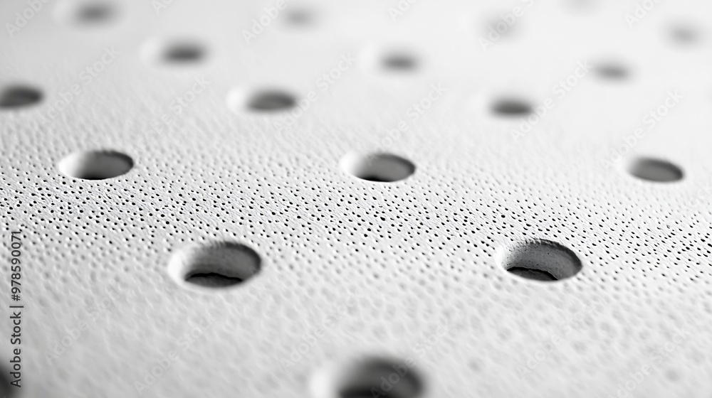 Poster Gray Dotted Cardboard Texture Pattern : Generative AI