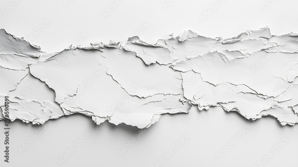 Aufkleber White Paper Texture Background Pattern : Generative AI