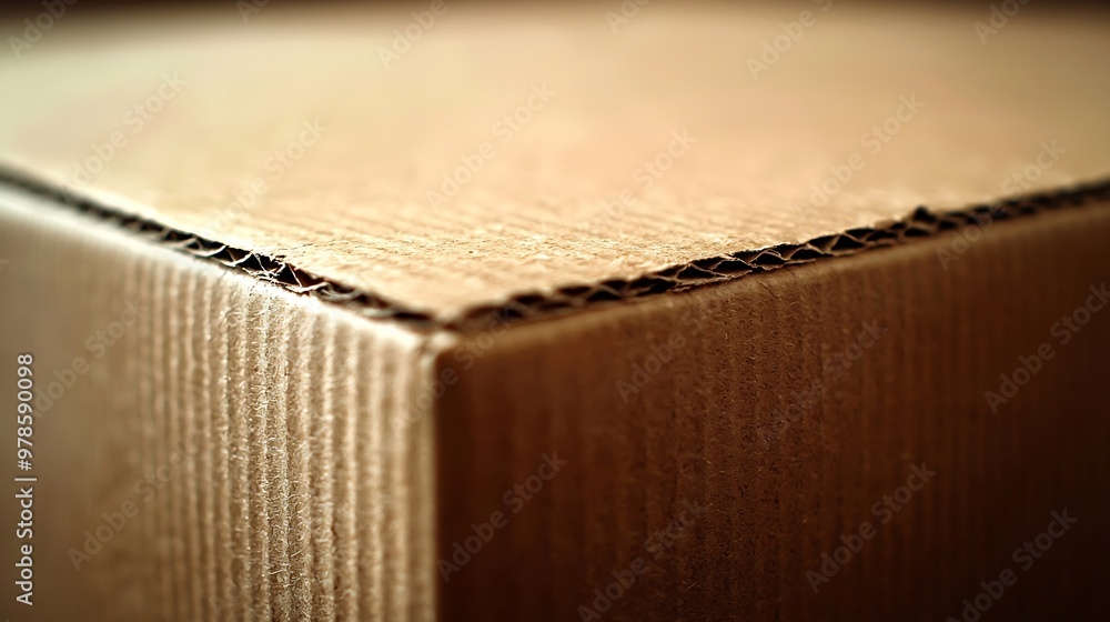 Poster cardboard texture background : generative ai