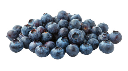 A close-up shot of a pile of fresh blueberries, showcasing their deep blue color and natural texture.