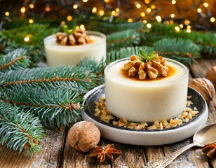 Panna Cotta im Winter