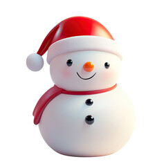 Christmas Tree And Decoration isolated on Transparency Background, Generative AI