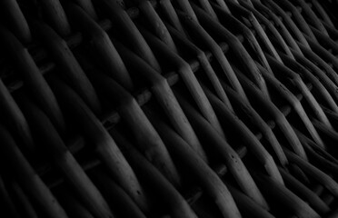 Obraz premium Dark Texture Of Intertwined Elements Similar To Bones Pattern 