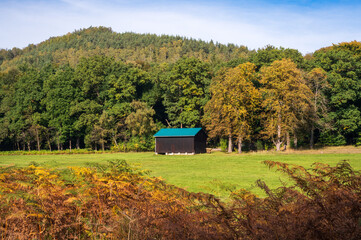 Historic Barn at Saxon Switzerland National Park, or Nationalpark Sächsische Schweiz