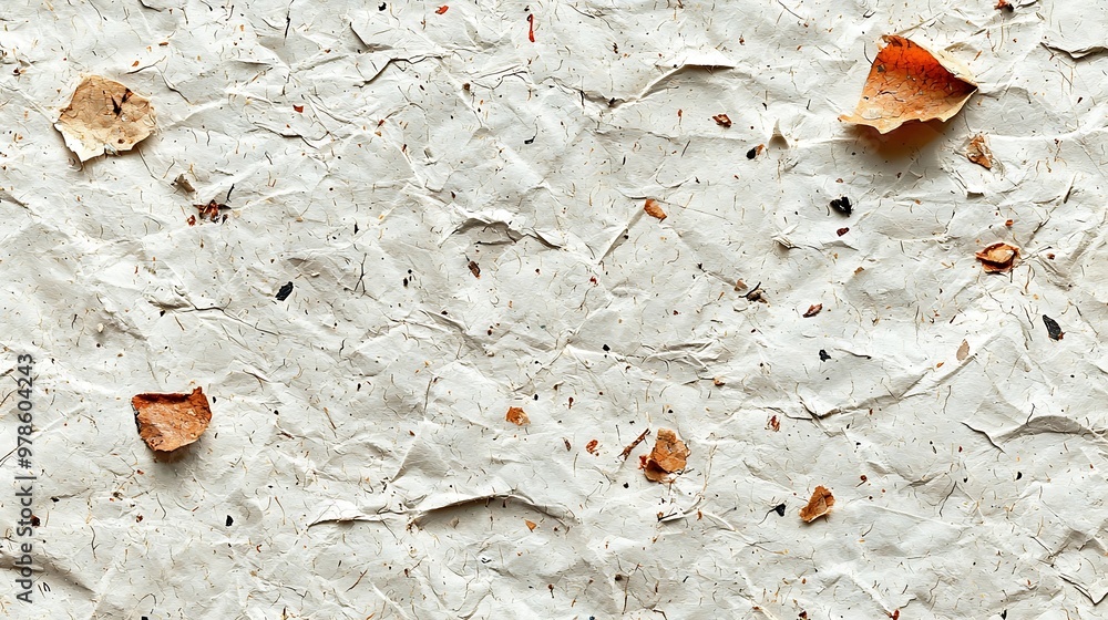 Poster natural recycled paper texture : generative ai