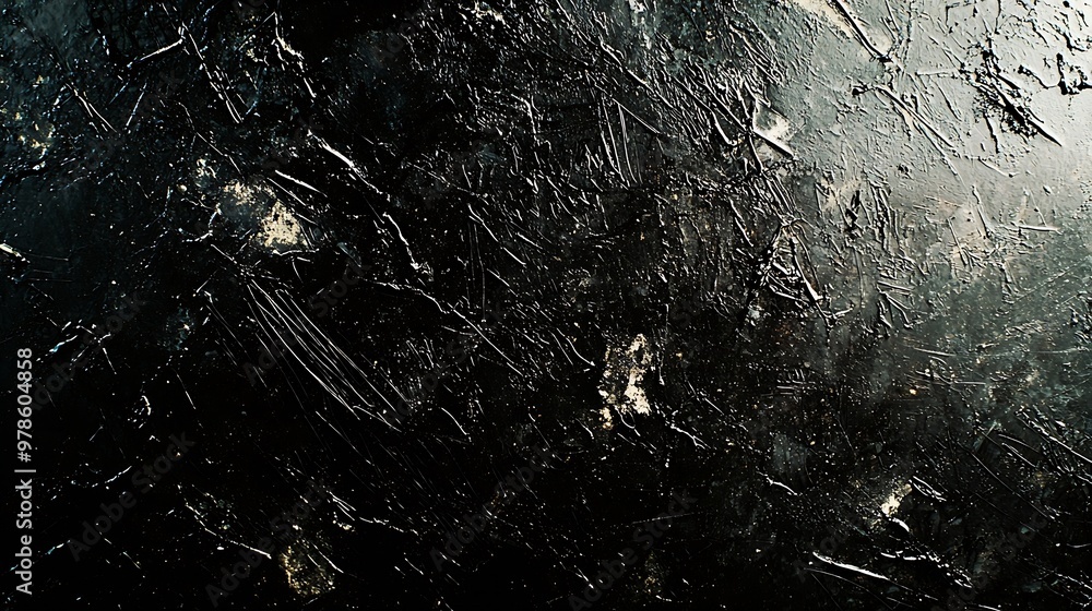 Poster black dusty distressed texture background : generative ai