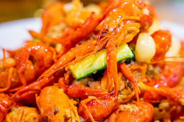 Garlic crayfish