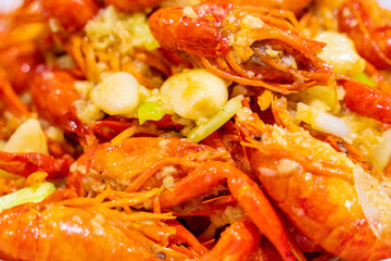 Garlic crayfish