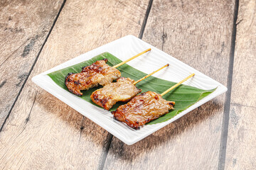 Thai cuisine - grilled pork skewer
