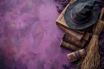 Witches Hats Dusty Old Books