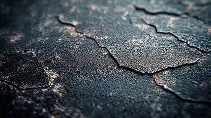 Black Scratchy Film Texture : Generative AI