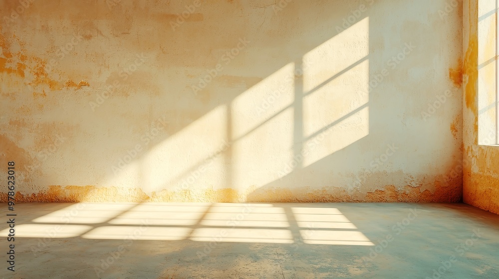 Poster textured surfaces in open spaces, showcasing intricate details and depth, illuminated by soft, ambie