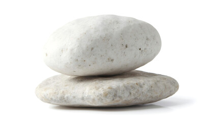 Fototapeta premium stones isolated on white background