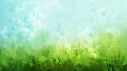 Fototapeta premium Gradient Lawn Green to Light Sky Blue abstract background