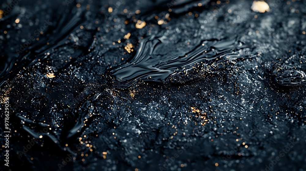 Poster abstract black background : generative ai