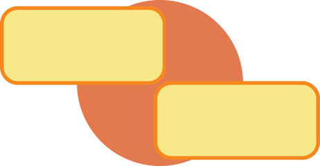 infographic mindmap chart 2 points