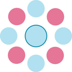 infographic mindmap chart 8 points