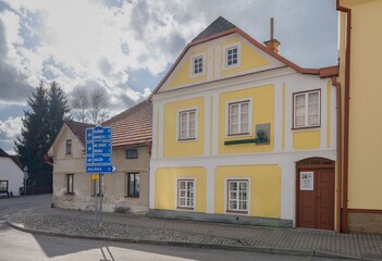 A view of the birthplace of the poet Otokar Brezina
