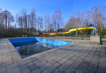swimming pool in the park