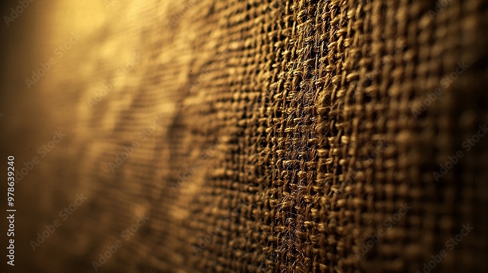 Poster burlap texture background : generative ai