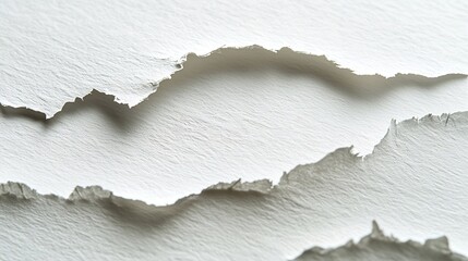 Rough White Paper Texture : Generative AI