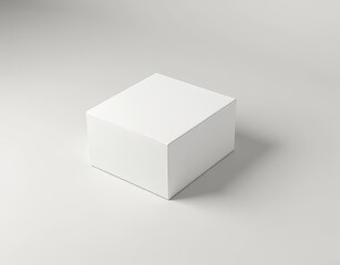 Thin Square Box Mockup 3D Render