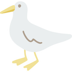 Summer element collection in flat design