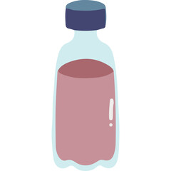 Summer element collection in flat design