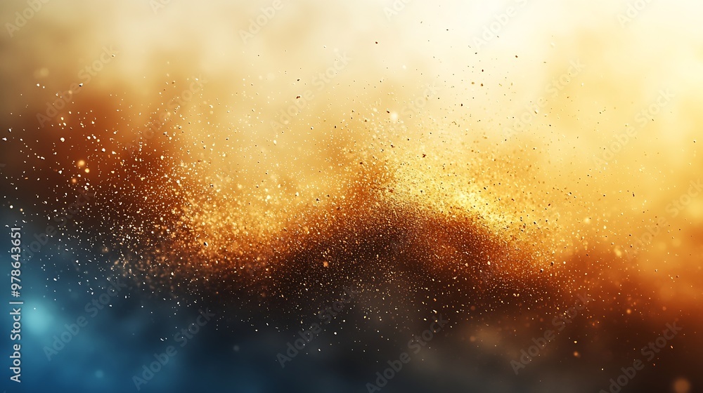 Aufkleber abstract dusty background : generative ai