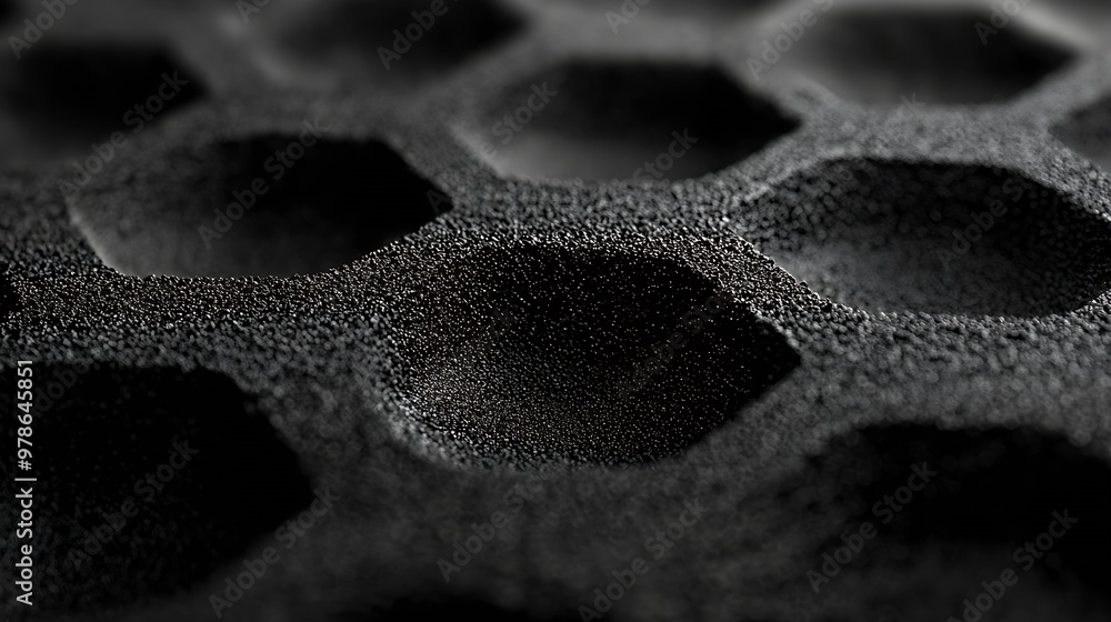 Poster rubber foam pattern : generative ai