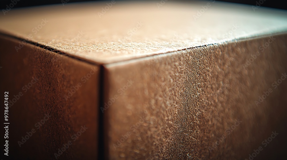 Poster carton box texture : generative ai