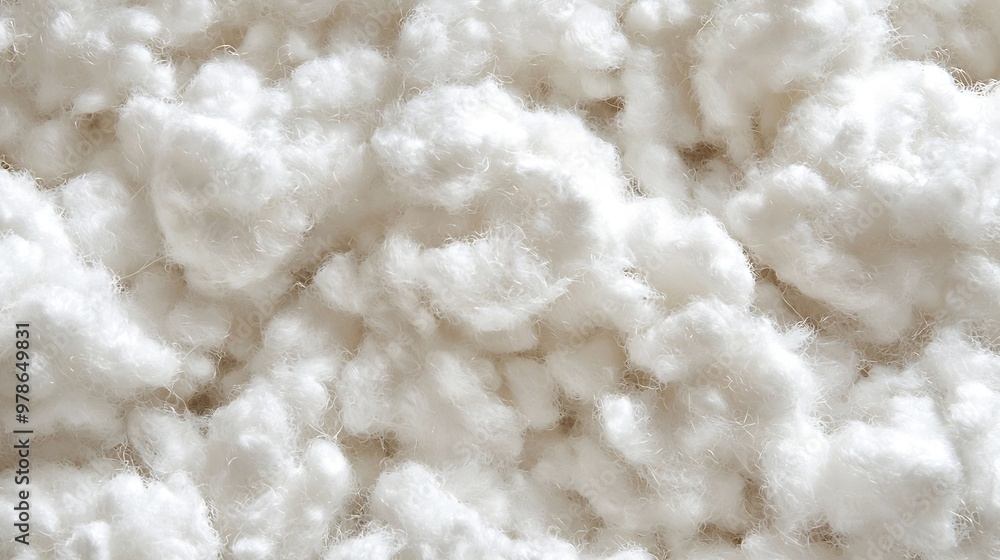 Poster cotton wool background : generative ai