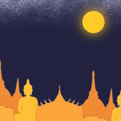Loy Krathong Day Background