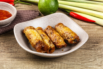 Vietnamese fried stuffed spring roll