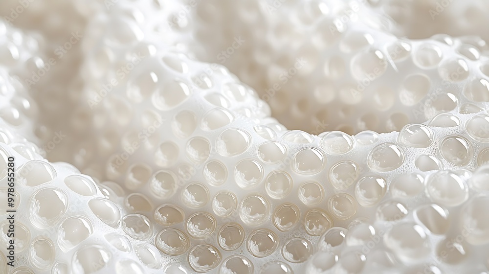 Poster Bubble Wrap Texture Pattern Tile Background : Generative AI
