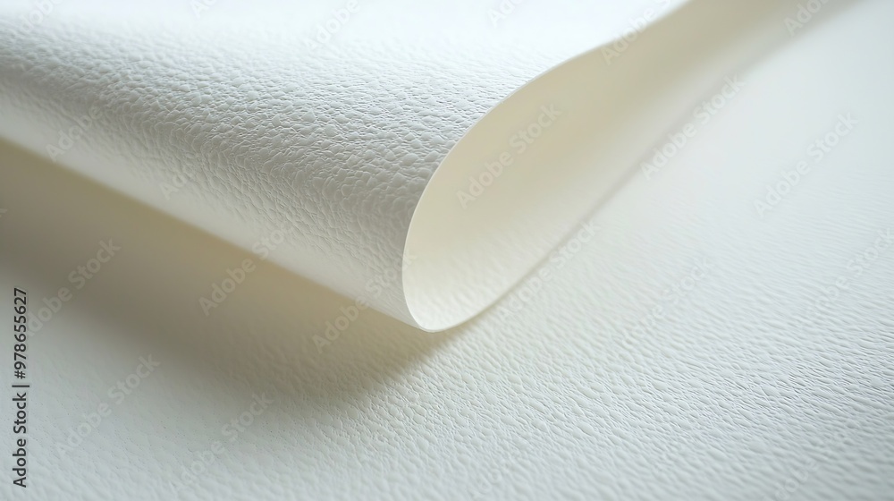 Aufkleber abstract white paper texture : generative ai
