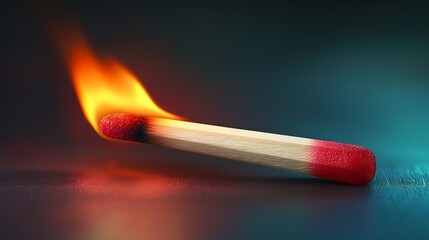 Matches Vector Illustration EPS10 : Generative AI