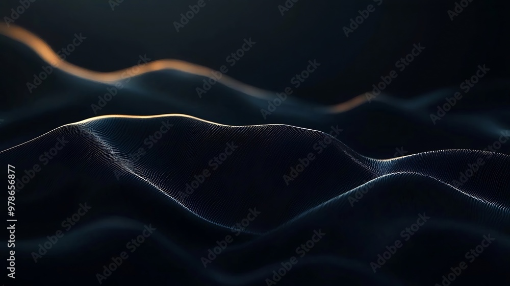 Poster Black Gradient Background : Generative AI